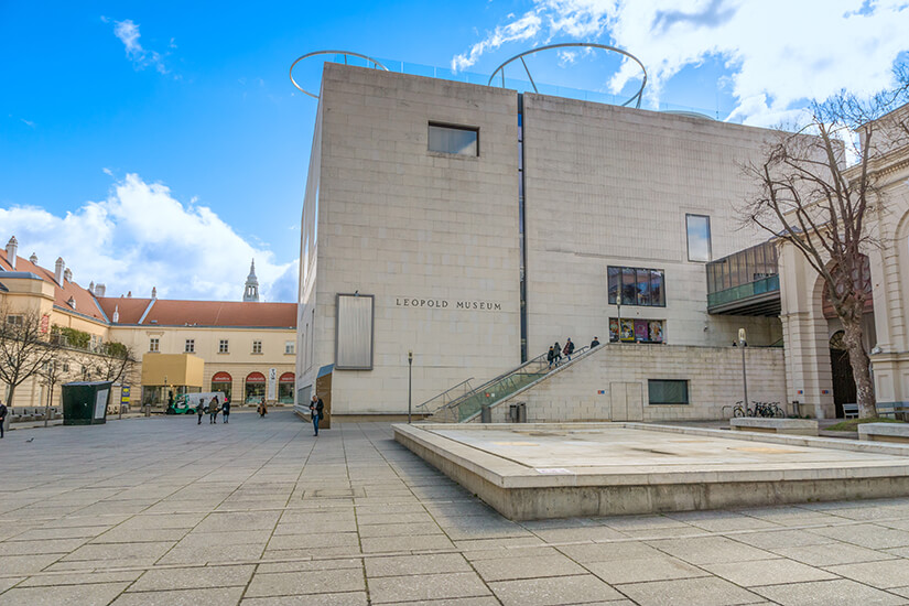מוזיאון ליאופולד ברובע המוזיאונים של וינה