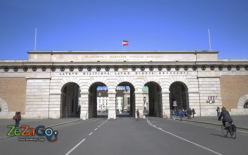 שער בורגתור מנקודת מבט של הרינגשטראסה