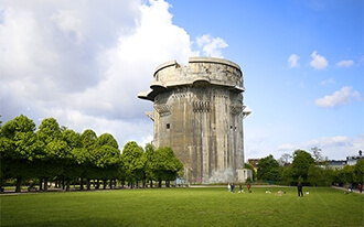 מגדל הירי נגד מטוסים - Gefechtsturm Augarten